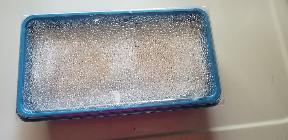 A plastic container